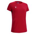 Lute Womens Cotton T-shirt RED XS T-skjorte med feminint snitt