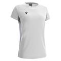Lute Womens Cotton T-shirt WHT/SLV S T-skjorte med feminint snitt
