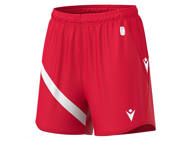 BANSHEE ECO shorts W RED/WHT 3XS Teknisk kamp og treningsshorts - Dame 