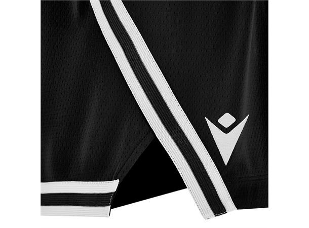 Kansas Basket Eco Shorts BLK/WHT 3XL Teknisk basketshorts - Unisex 