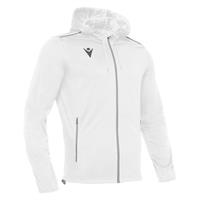 Freyr Hoody Full Zip Top WHT 4XS Overtrekksjakke - Unisex